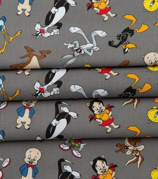 Looney Tunes Cotton Fabric Tossed Characters - Image 4