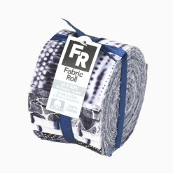 2.5 x 42 Dark Blue Blender Cotton Fabric Roll 20ct by Keepsake Calico