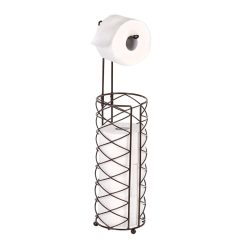 Honey Can Do 6 x 24.5 Oil Rubbed Bronze Toilet Paper Holder