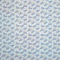 It s My Barkday on Blue Novelty Cotton Fabric