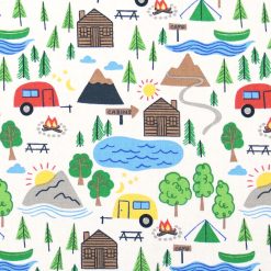 Camping Essentials Novelty Cotton Fabric