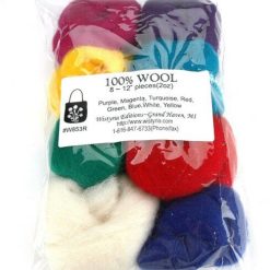 Wistyria Editions .22oz Needle Felting Roving Wool