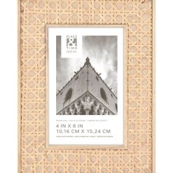 4 x 6 Wood Tabletop Picture Frame With Canning by Place   Time