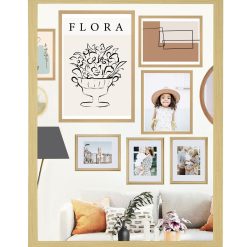 24 x 36 Natural Basic Linear Poster Frame by Place   Time
