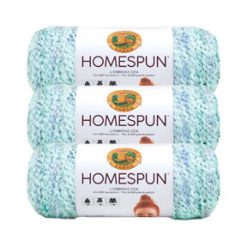 Lion Brand Homespun 185yds Bulky Acrylic Yarn 3 Bundle