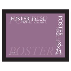 MCS 18 24 Black Wide Gallery Poster Frame