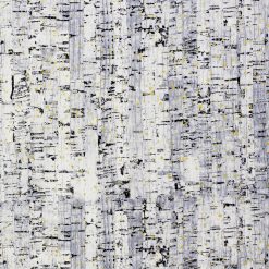 Gray   Black Cork Print Quilt Metallic Cotton Fabric by Keepsake Calico