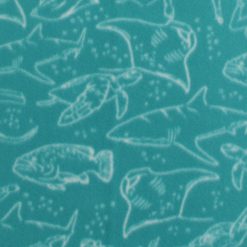 Scuba Ocean Blizzard Fleece Fabric