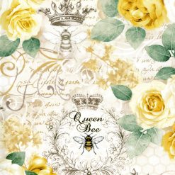 Hi Fashion Yellow Sunny Bee Premium Cotton Fabric