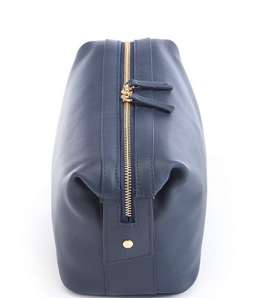 Pebbled Leather Toiletry Bag - Image 2