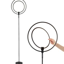 Brightech Eclipse LED Floor Lamp   Black