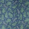 Blue Pinecone   Needles Luxe Fleece Fabric