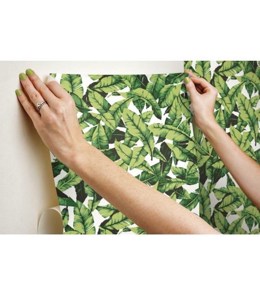 RoomMates Palm Leaf Peelable Wallpaper - Image 6