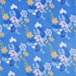Spring Floral Sew Lush Fleece Fabric