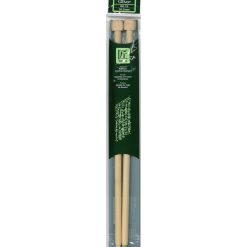Clover 13 Bamboo Size 15 Single Point Knitting Needle Set