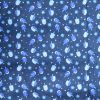Dreidel On Navy Holiday Cotton Fabric