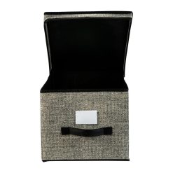 Simplify 12 x 16 Black Storage Box With Handle