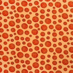 Basketball Super Snuggel Flannel Fabric