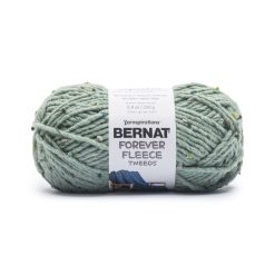 Bernat Forever Fleece Tweed Blanket 158yds Super Bulky Polyester Yarn